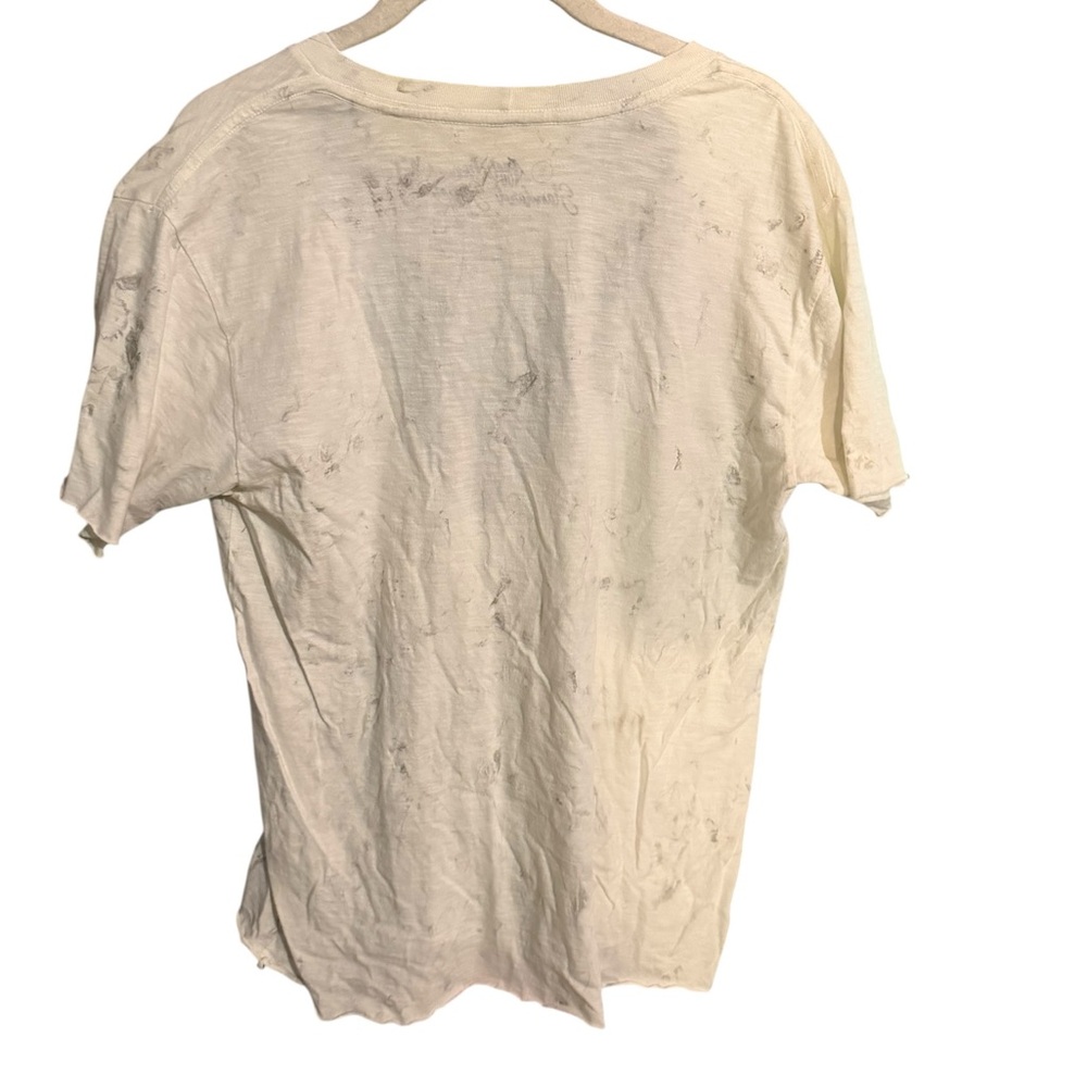 NWT AFFLICTION Rose Vine V Cut T Shirt - Picture 4 of 9